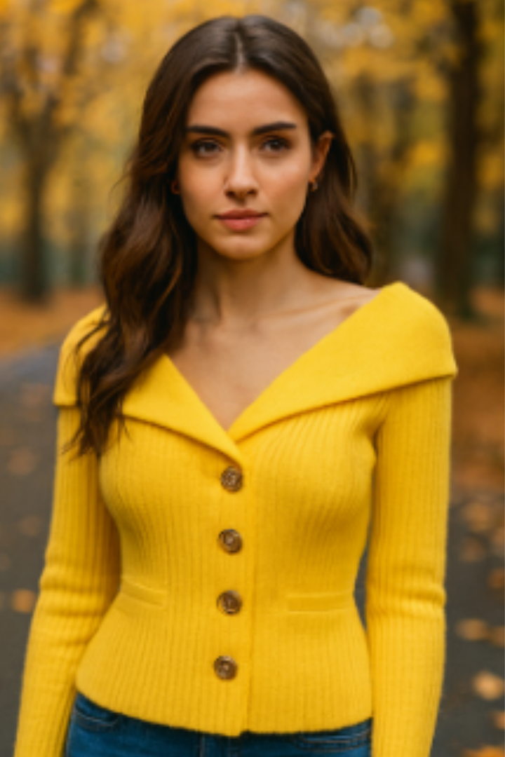 Elizah Pullover - Gelb