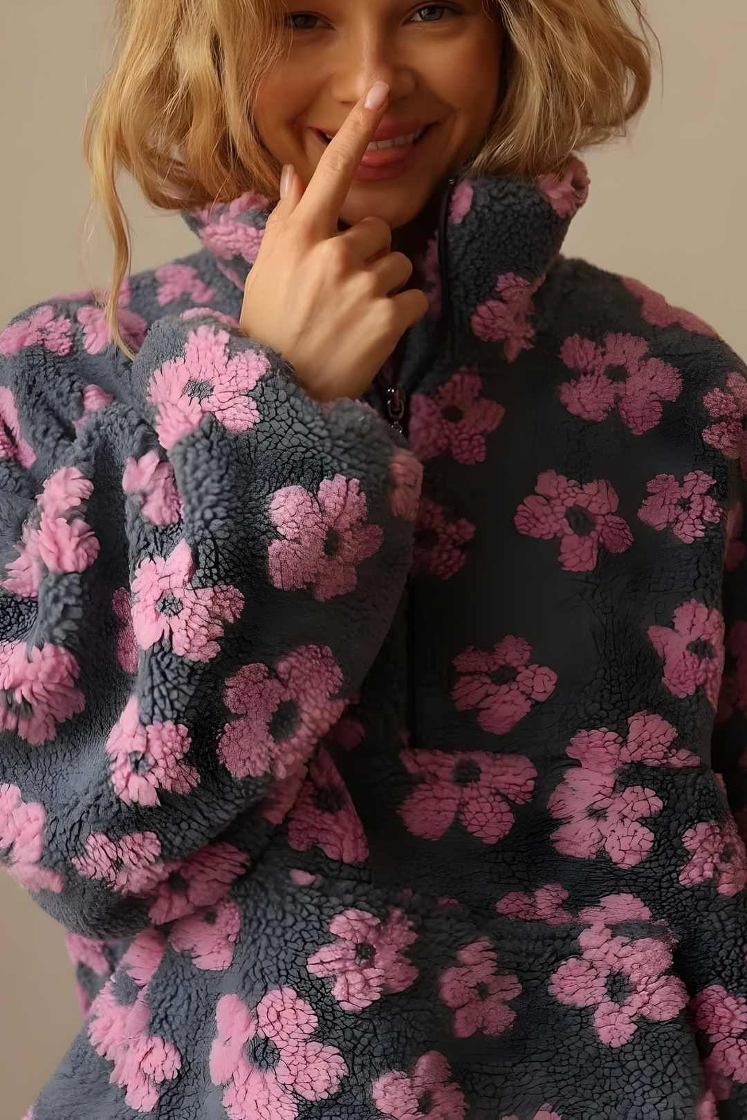 Penny | Floraler Strickpullover