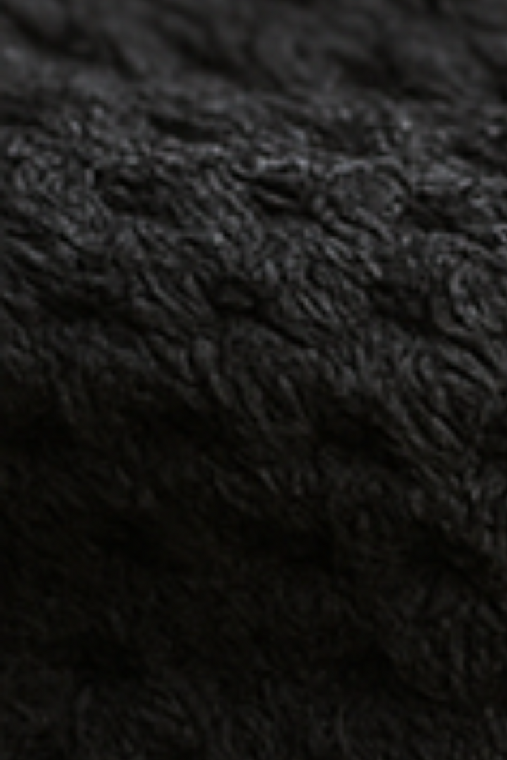 Henry Strick-Hoodie - Dunkelgrau