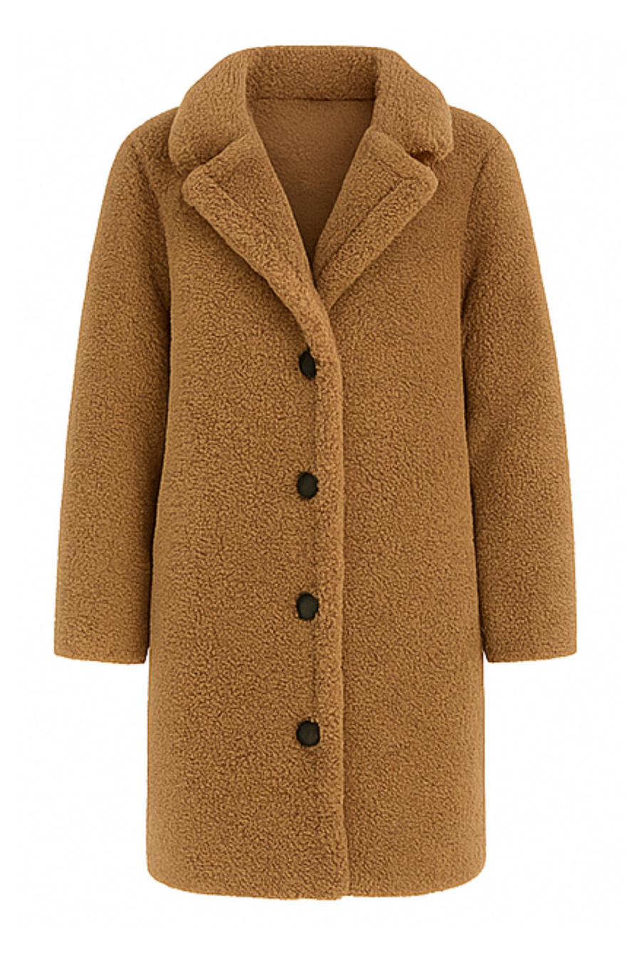 Jess Teddy Coat | Khaki