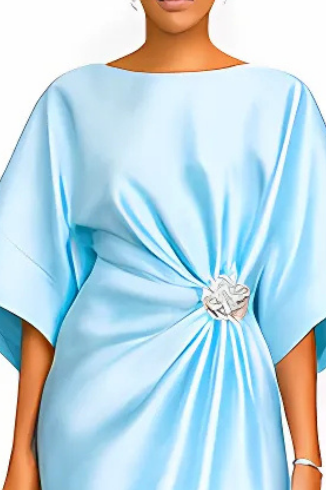 Anne Langes Abendkleid - Minze