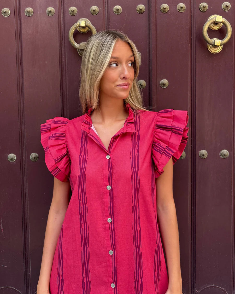 Palermo™ | Volant-Träger Midi-Kleid