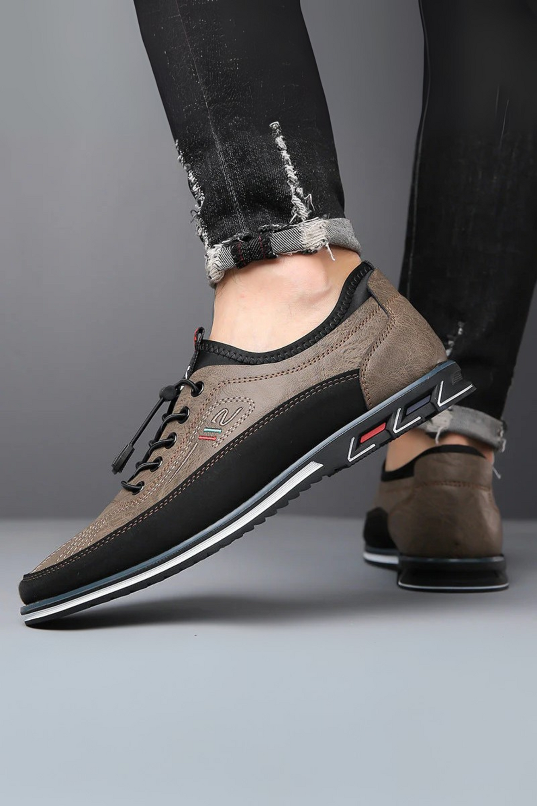 Bertholdt Eleganter Herrenschuh für Alltag & Komfort - Kastanie