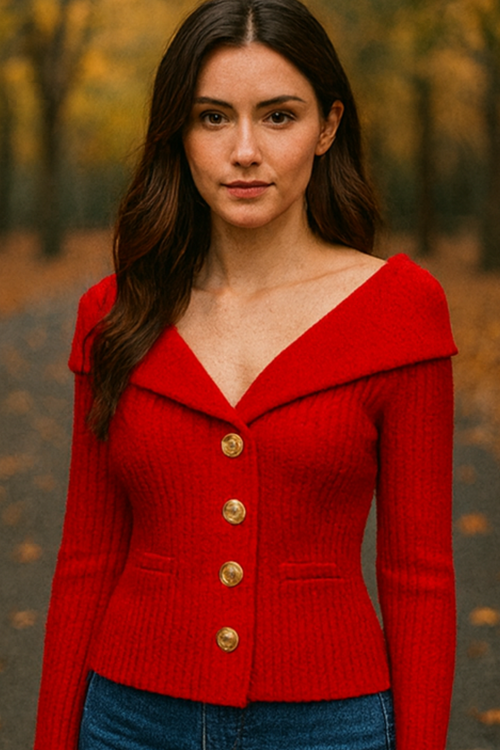 Elizah Pullover - Rot