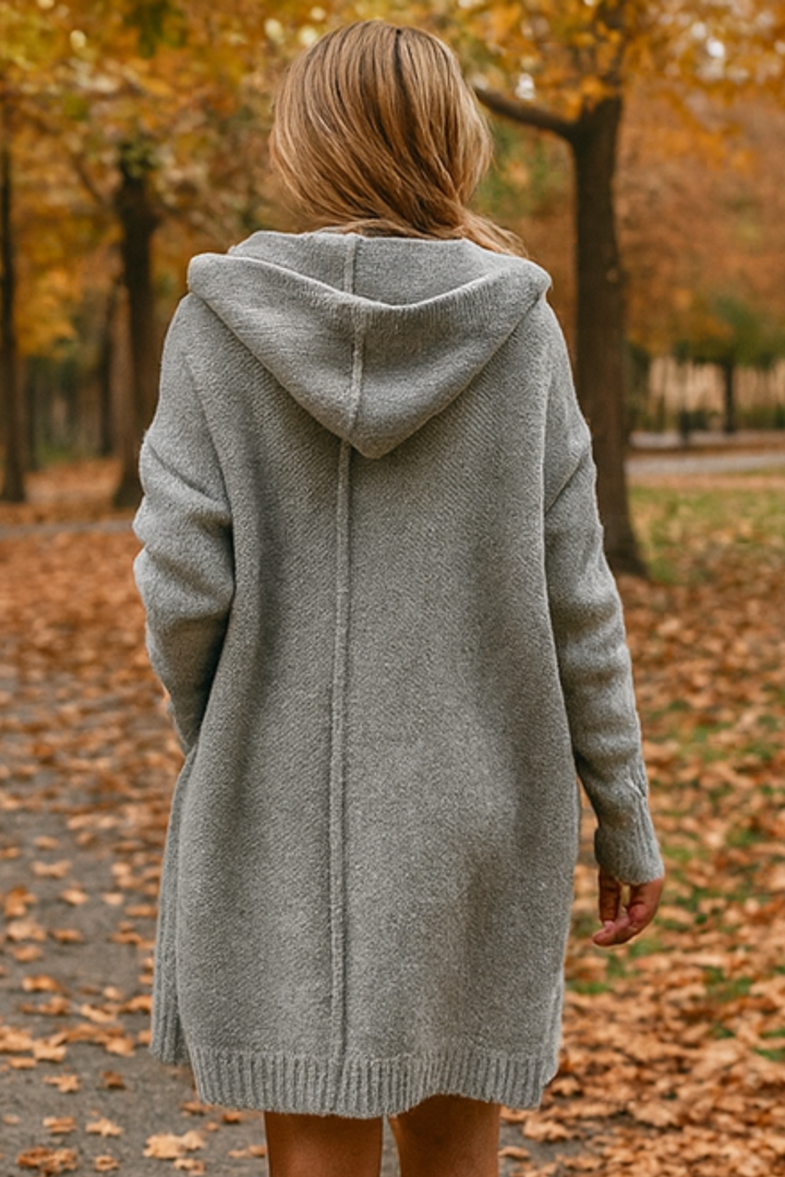 Darienne Komfortabler Cardigan - Grau