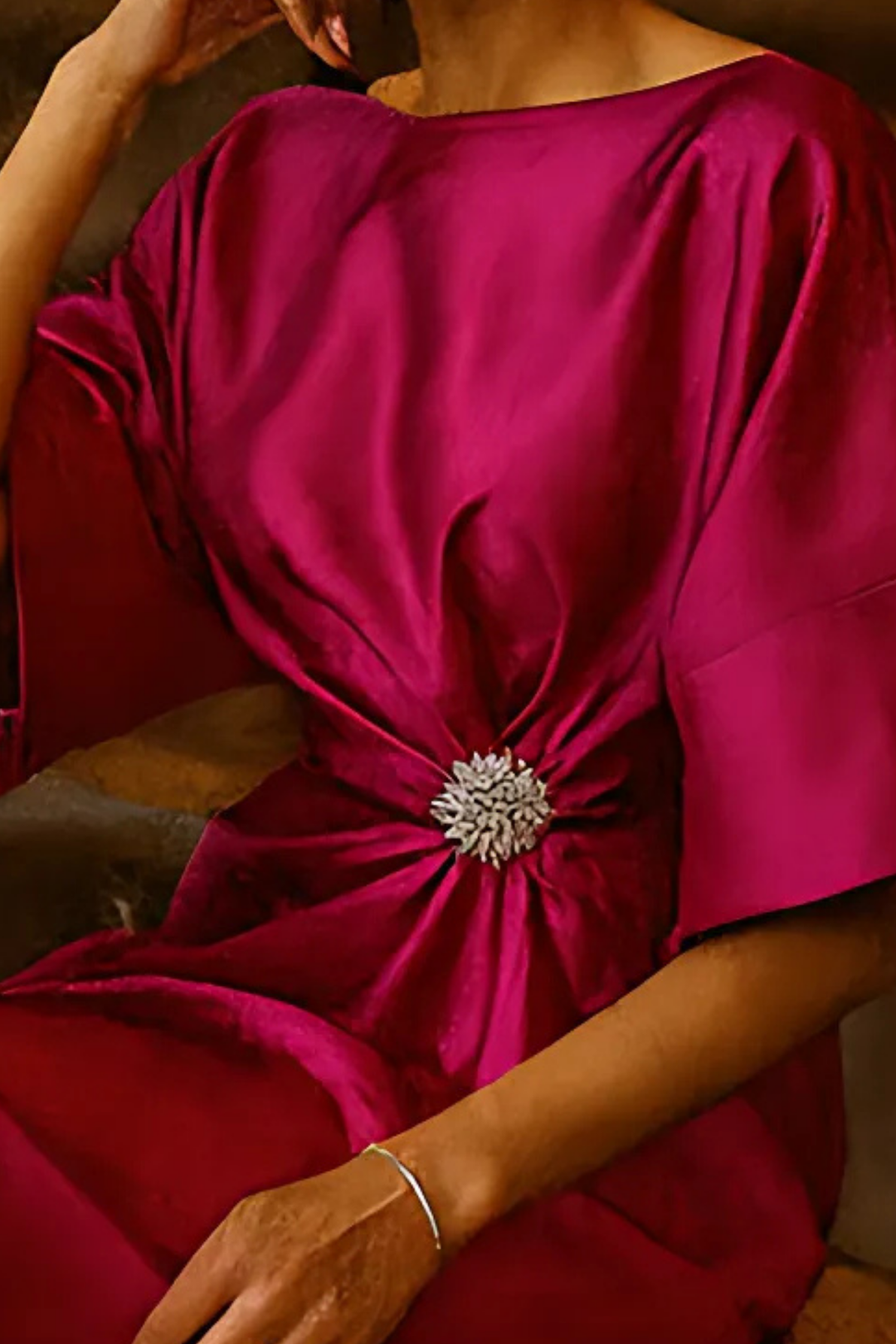 Anne Langes Abendkleid - Rosa