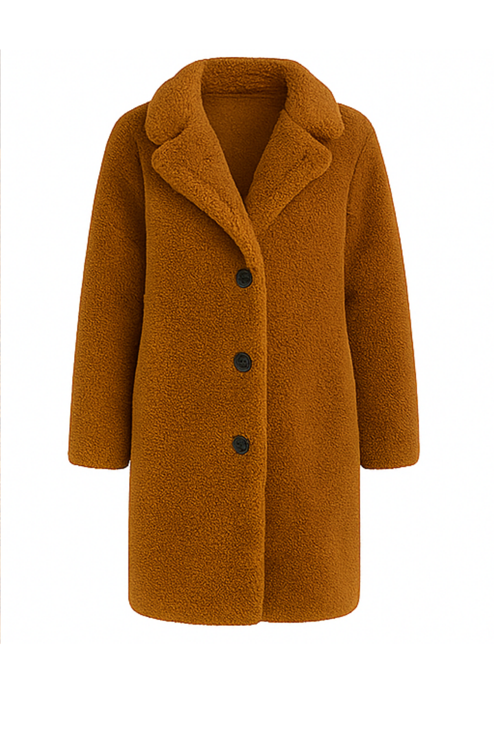 Jess Teddy Mantel - Braun