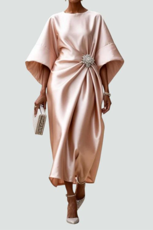 Anne Langes Abendkleid - Beige