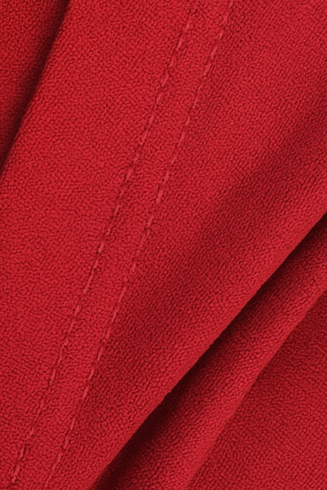 Alie Zweiteiler mit Rundhals & Langarm - Rot