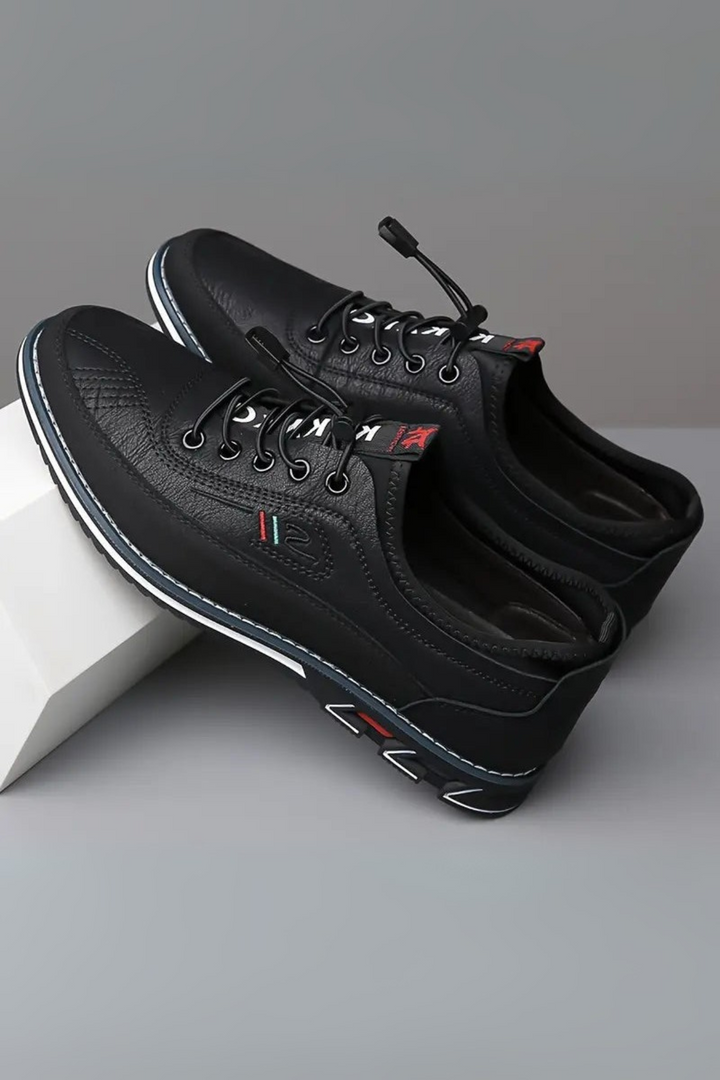 Bertholdt Eleganter Herrenschuh für Alltag & Komfort - Schwarz