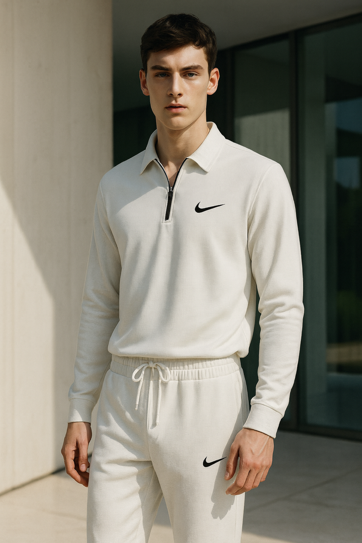 Jhanrik | Zweiteiliges Polo-Sweatsuit-Set für Herren