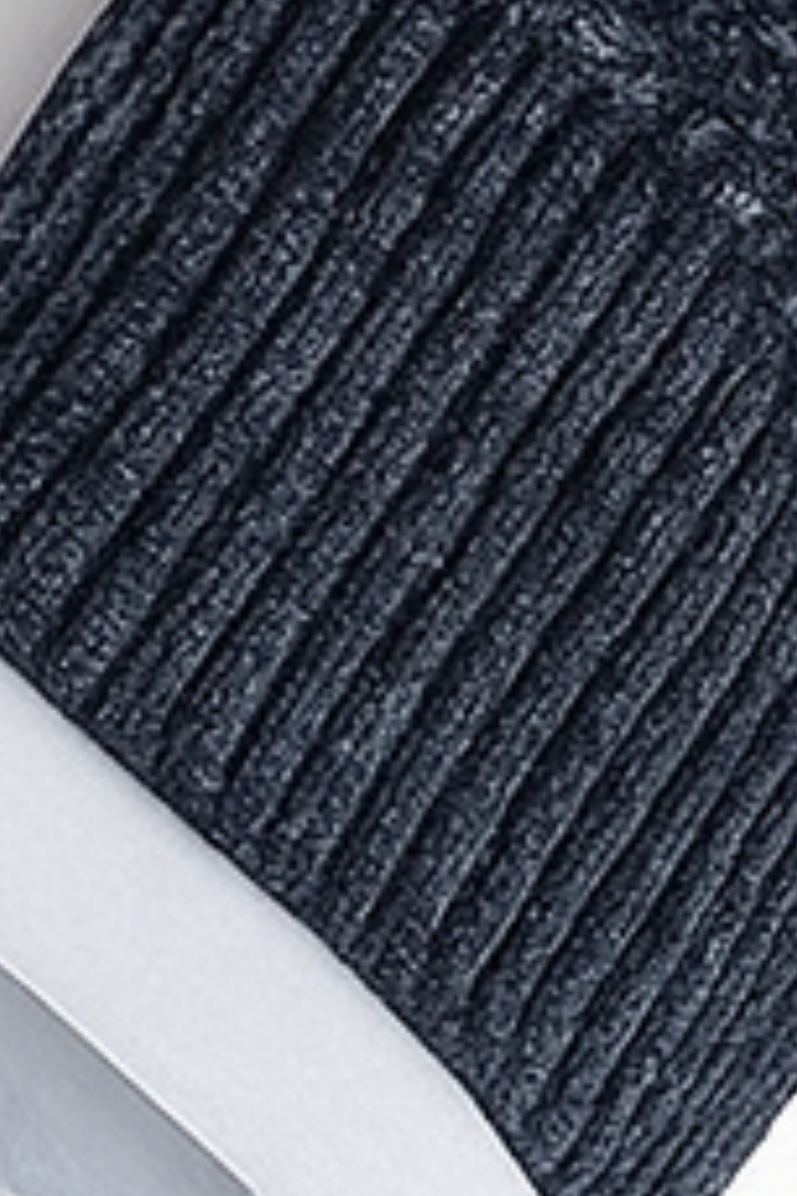 Gerald Strickweste mit Reißverschluss - Blau