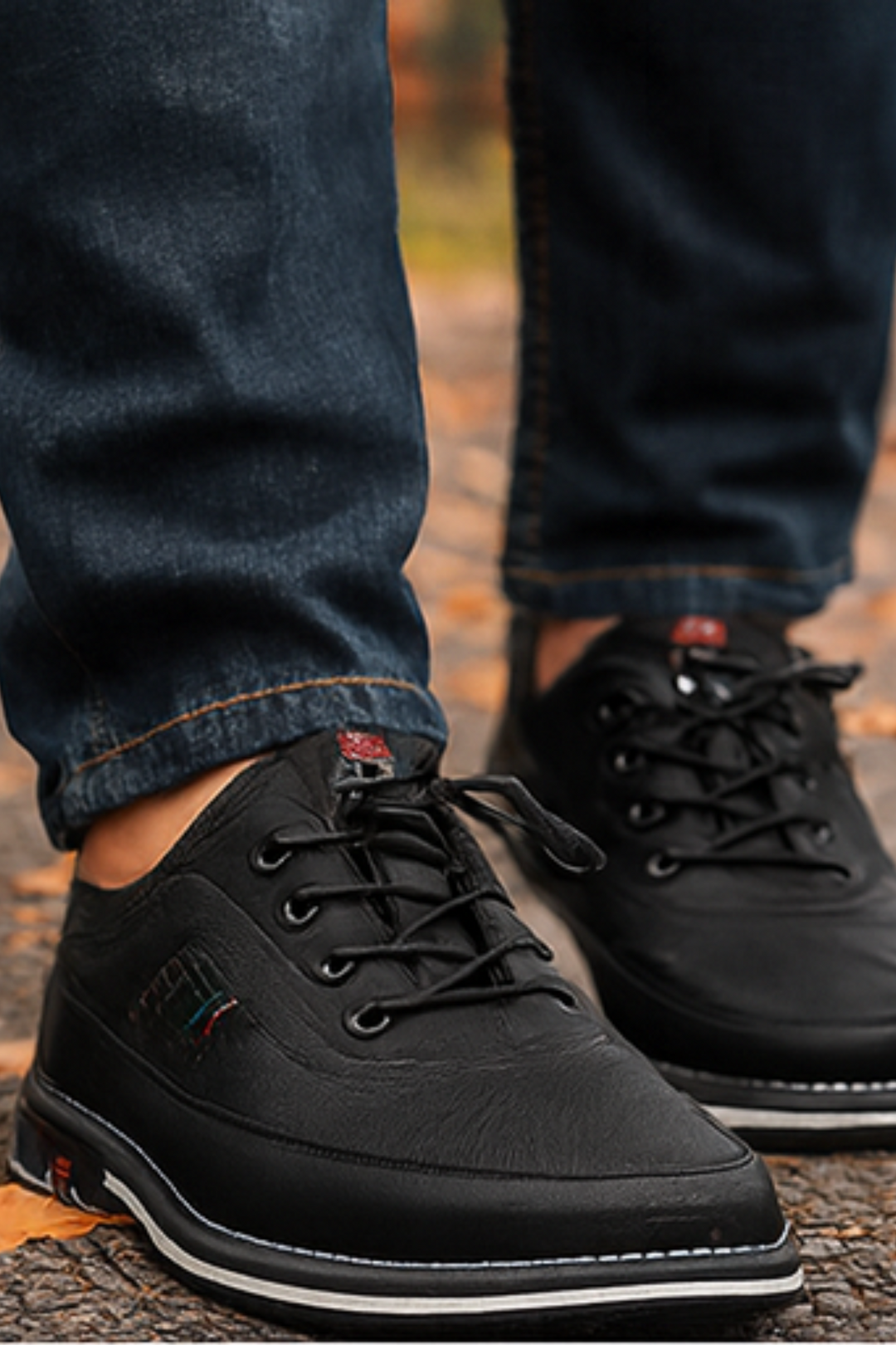 Bertholdt Eleganter Herrenschuh für Alltag & Komfort - Schwarz