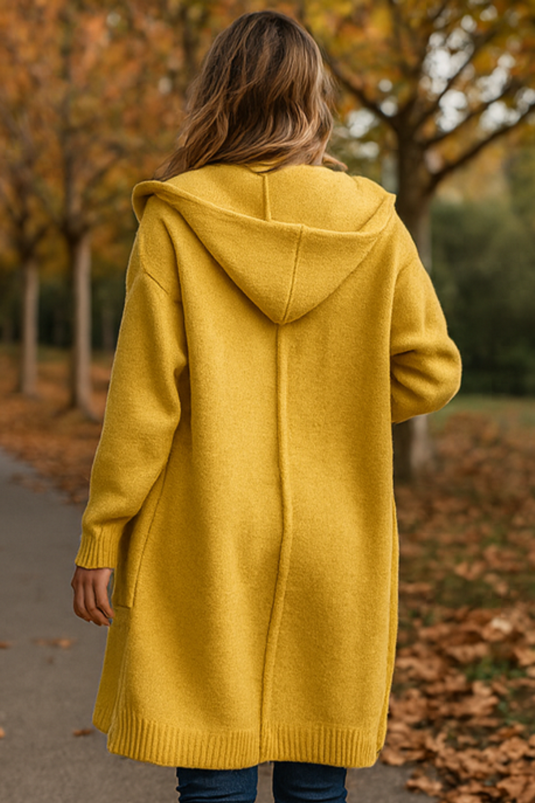 Darienne Komfortabler Cardigan - Gelb