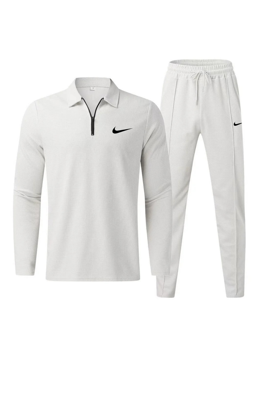 Jhanrik Matching Two-Piece Polo Sweatsuit Set Premium Set