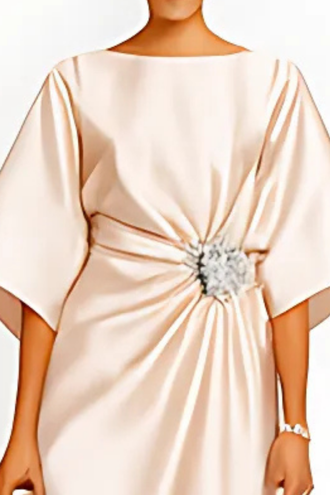 Anne Langes Abendkleid - Beige