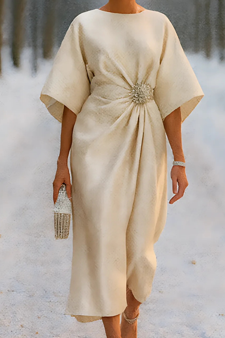 Anne Langes Abendkleid - Khaki