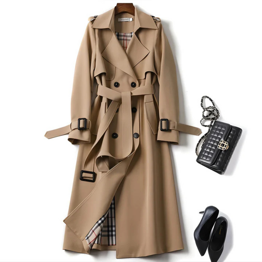 Allegra Tailored Trench Coat | Beige