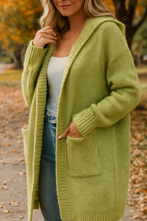 Darienne Komfortabler Cardigan - Grün