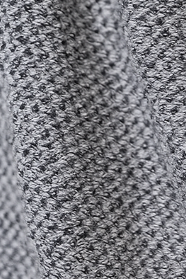 Gerald Strickweste mit Reißverschluss - Grau