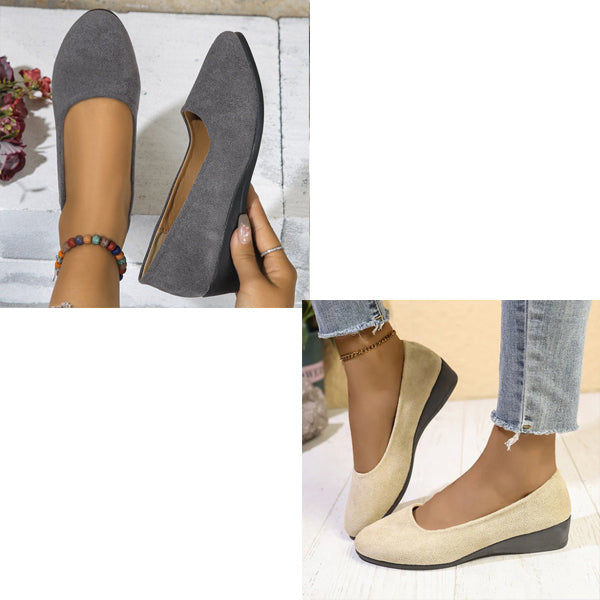 Sophia™ | elegante, leichte, rutschfeste Keilschuhe mit niedrigem Absatz