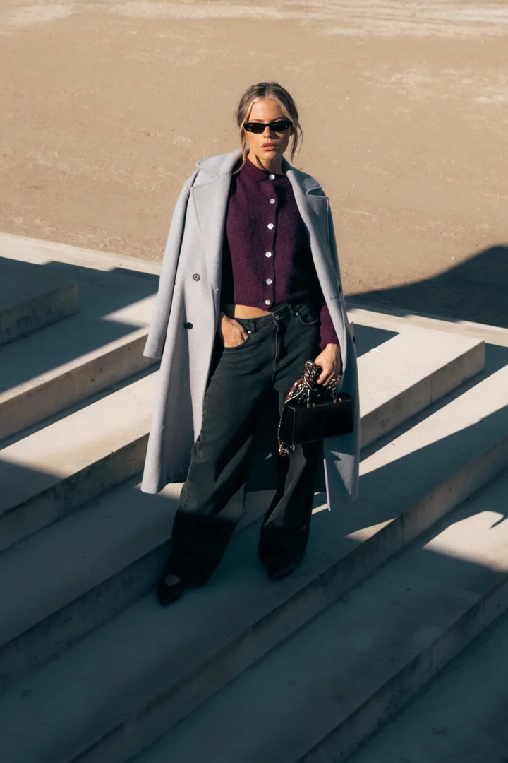 Vania | Wollmantel in klassischer Länge