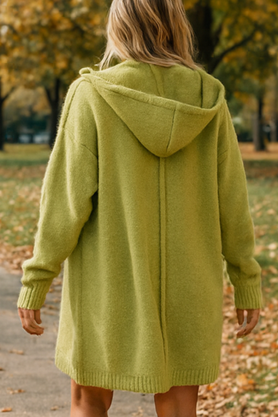 Darienne Comfortable Open-Front Knit Cardigan Soft
