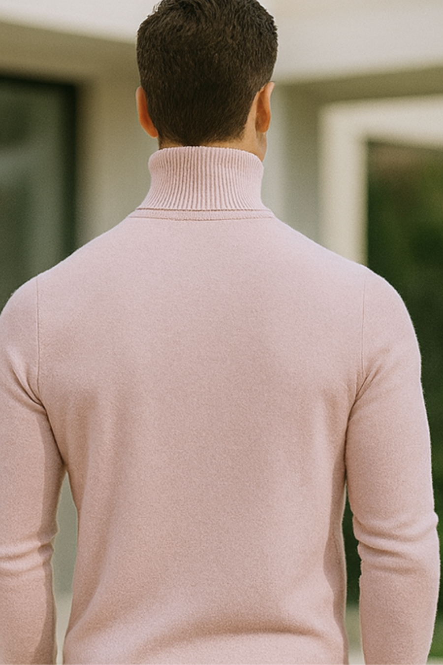Enzo Cashmere-Blend Turtleneck Sweater