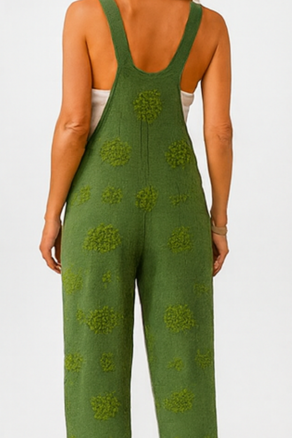 Mayah Künstlerischer Overall-Jumpsuit | Grün