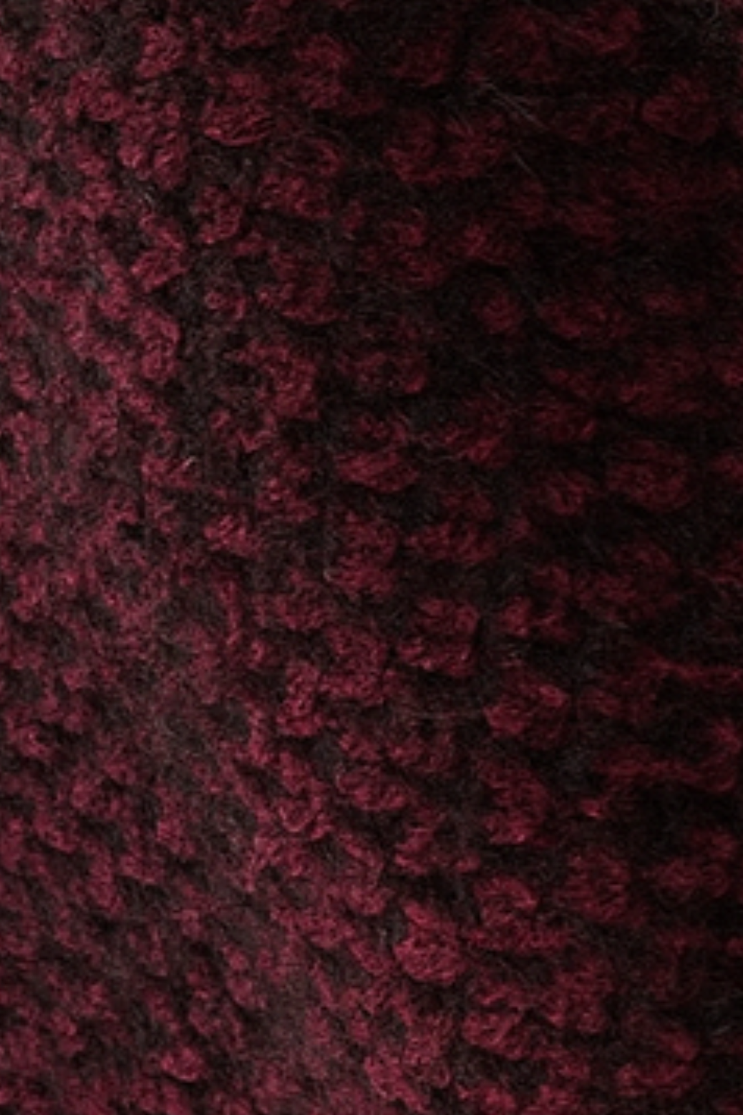 Gerald Strickweste mit Reißverschluss - Rot