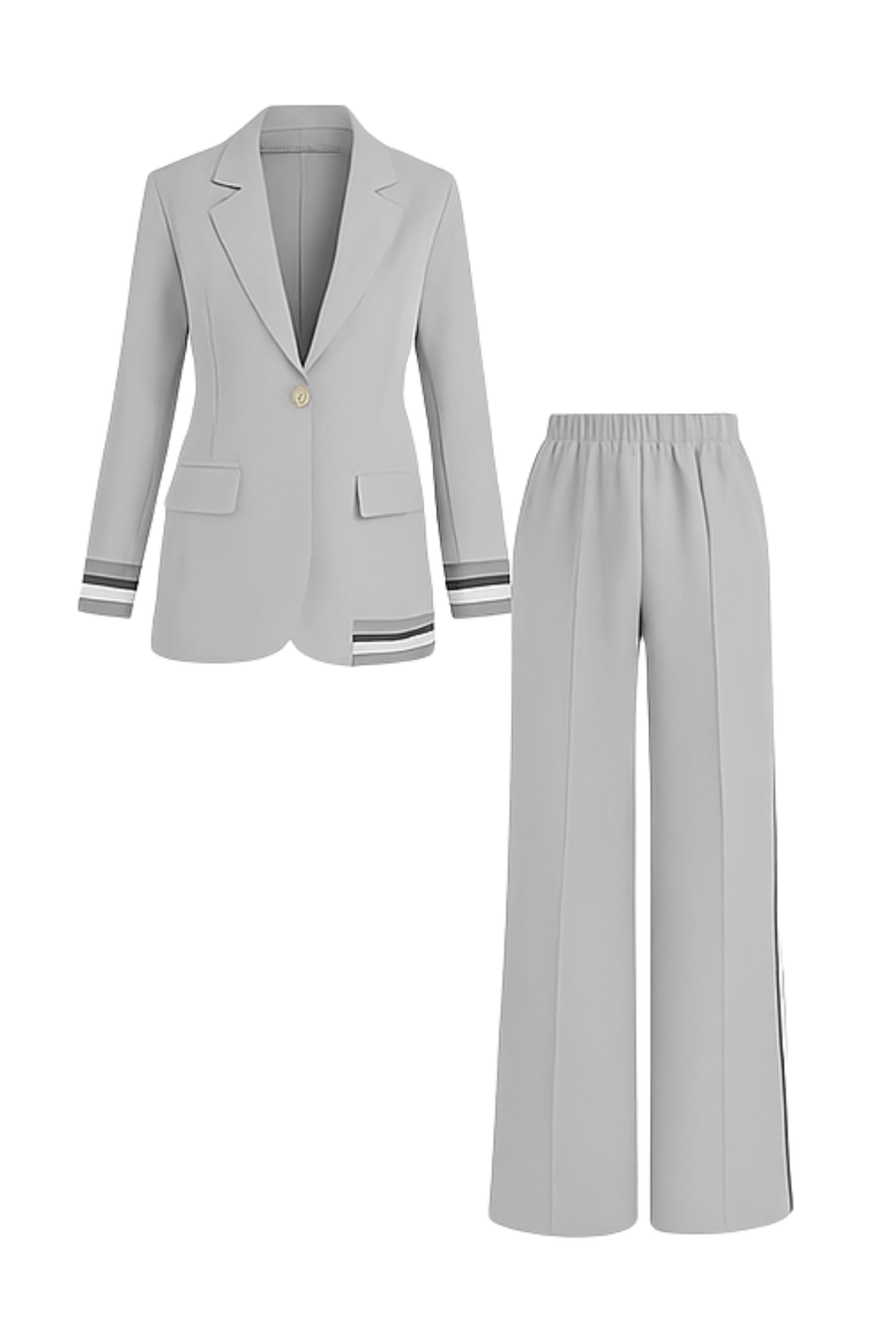 Nessa Zip-Top Lounge Set in Gray