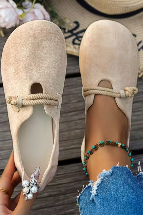 Marjorie Bequeme Slip-On Schuhe - Beige