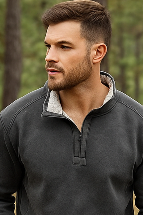 Piolo Fleece-Hemd - Grau