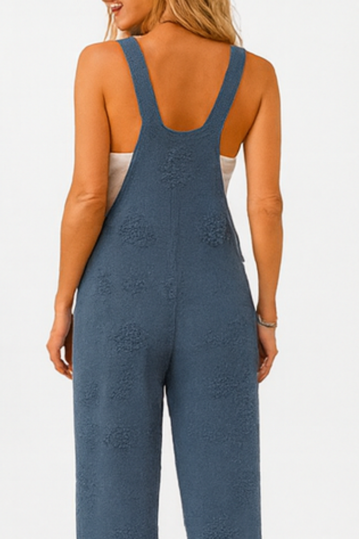 Mayah Künstlerischer Overall-Jumpsuit - Blau