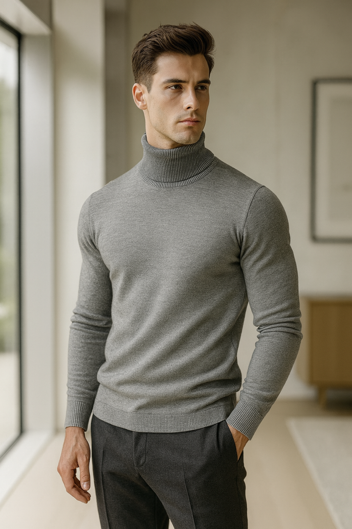 Enzo | Strick-Rollkragenpullover