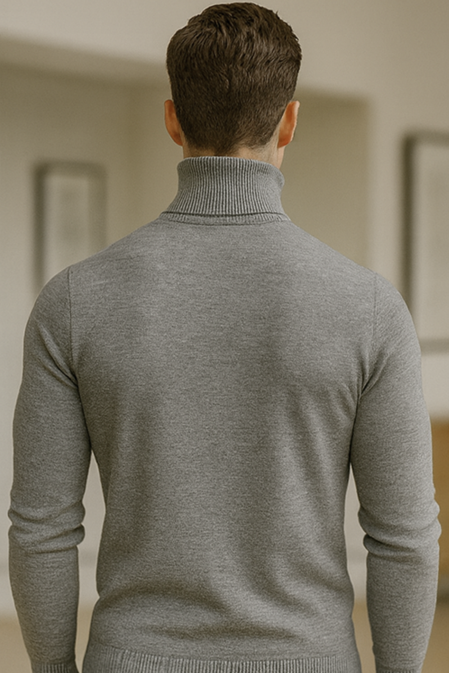 Enzo Cashmere-Blend Turtleneck Sweater