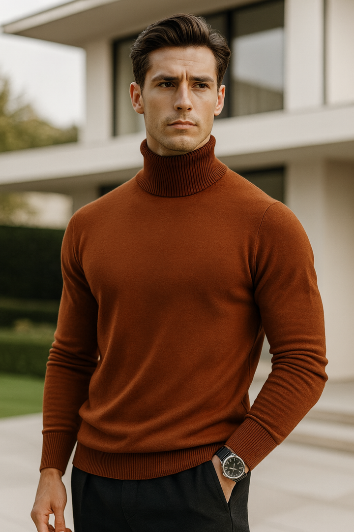 Enzo | Strick-Rollkragenpullover