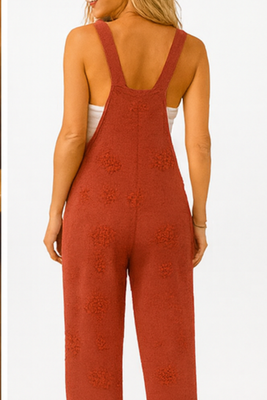 Mayah Künstlerischer Overall-Jumpsuit - Rot