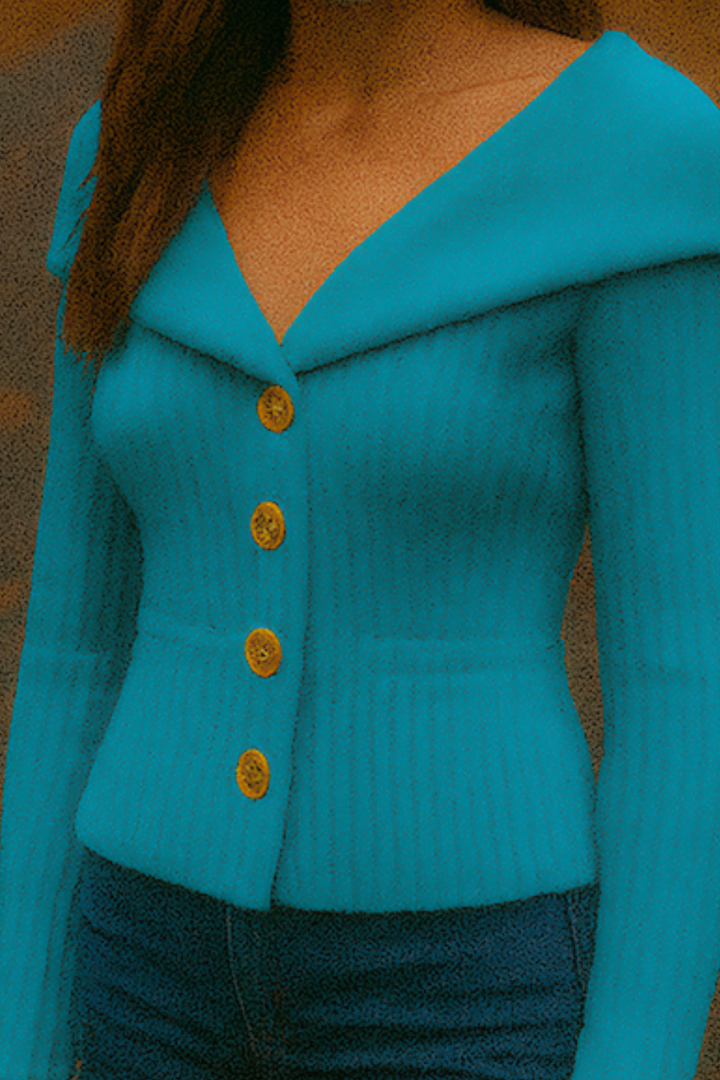 Elizah Pullover - Blaugrün