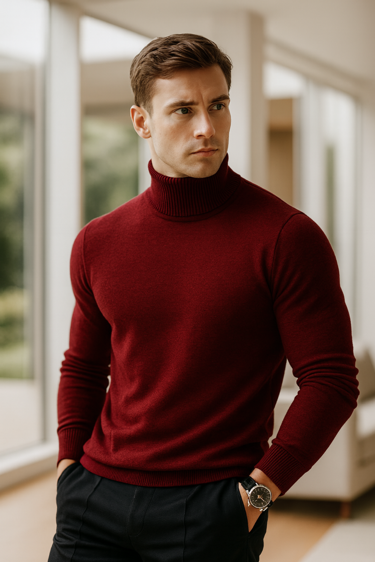 Enzo | Strick-Rollkragenpullover
