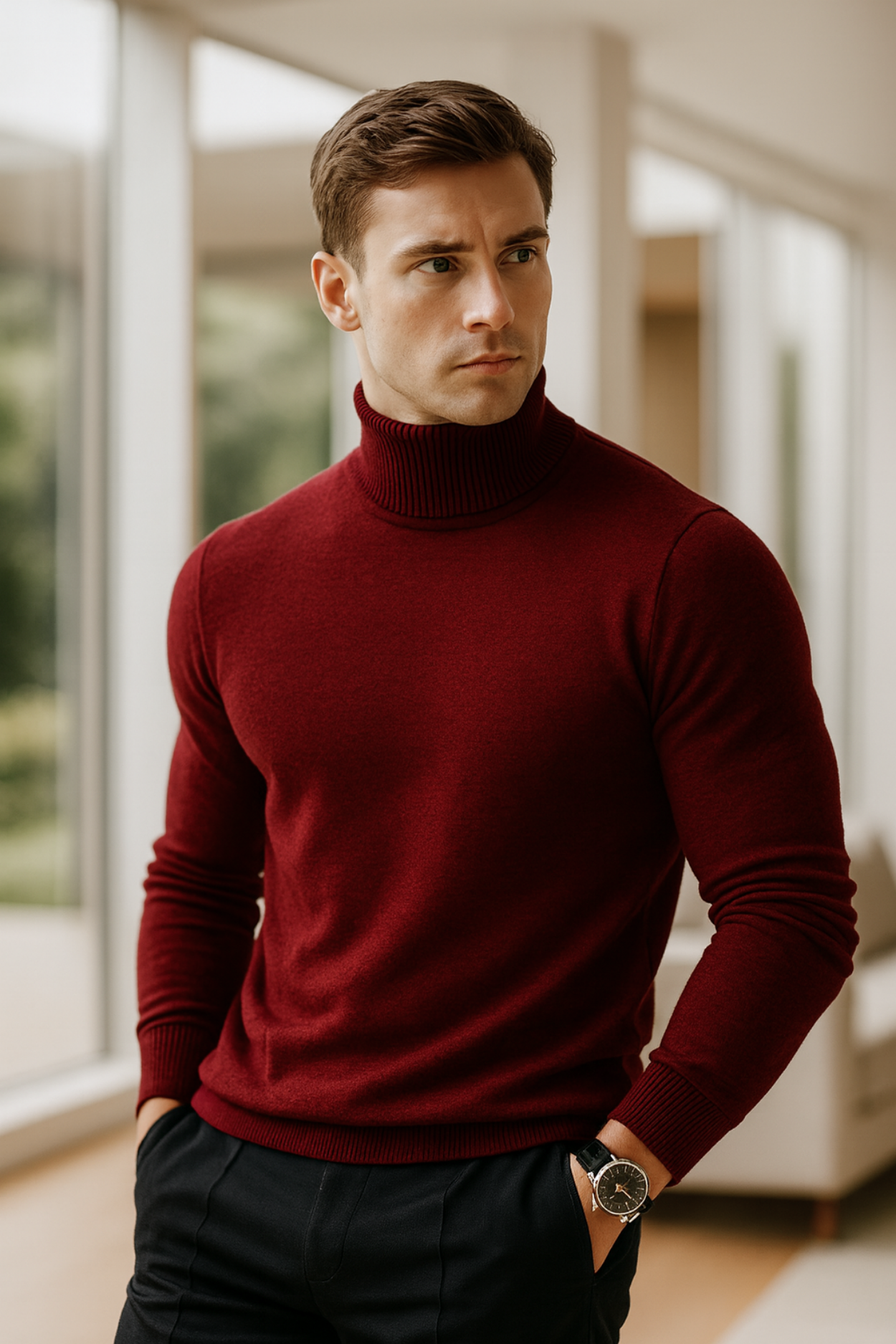 Enzo | Strick-Rollkragenpullover