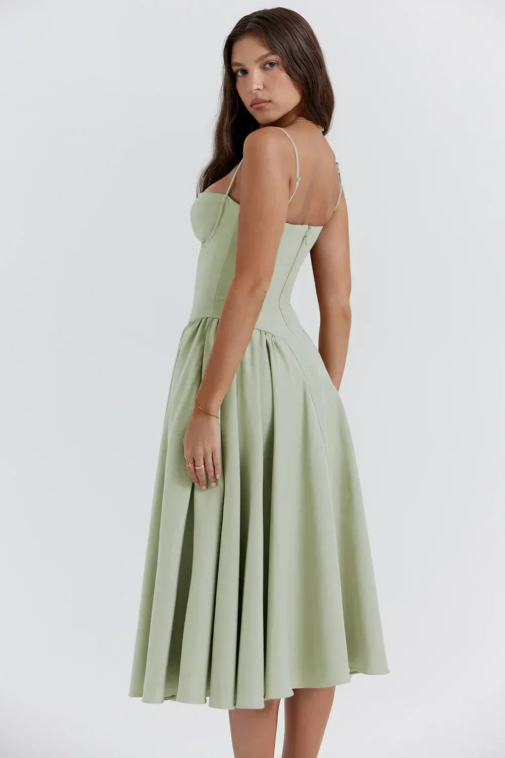 Michaela – Ärmelloses Midikleid