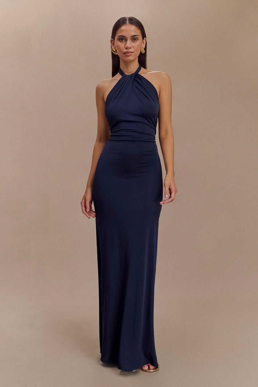 Jianna Neckholder Midi Dress