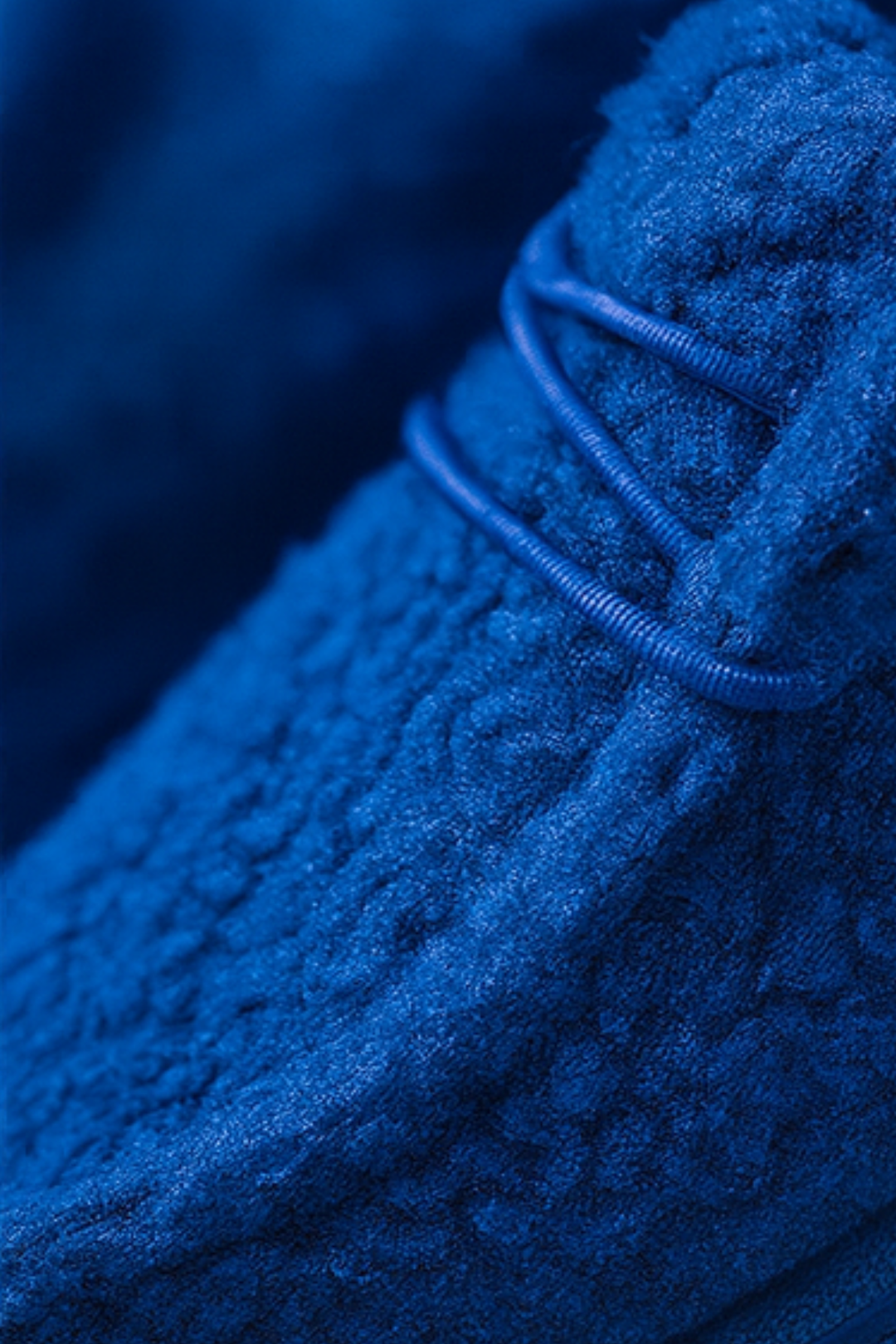 Winnie Warme Teddy Slippers - Blau