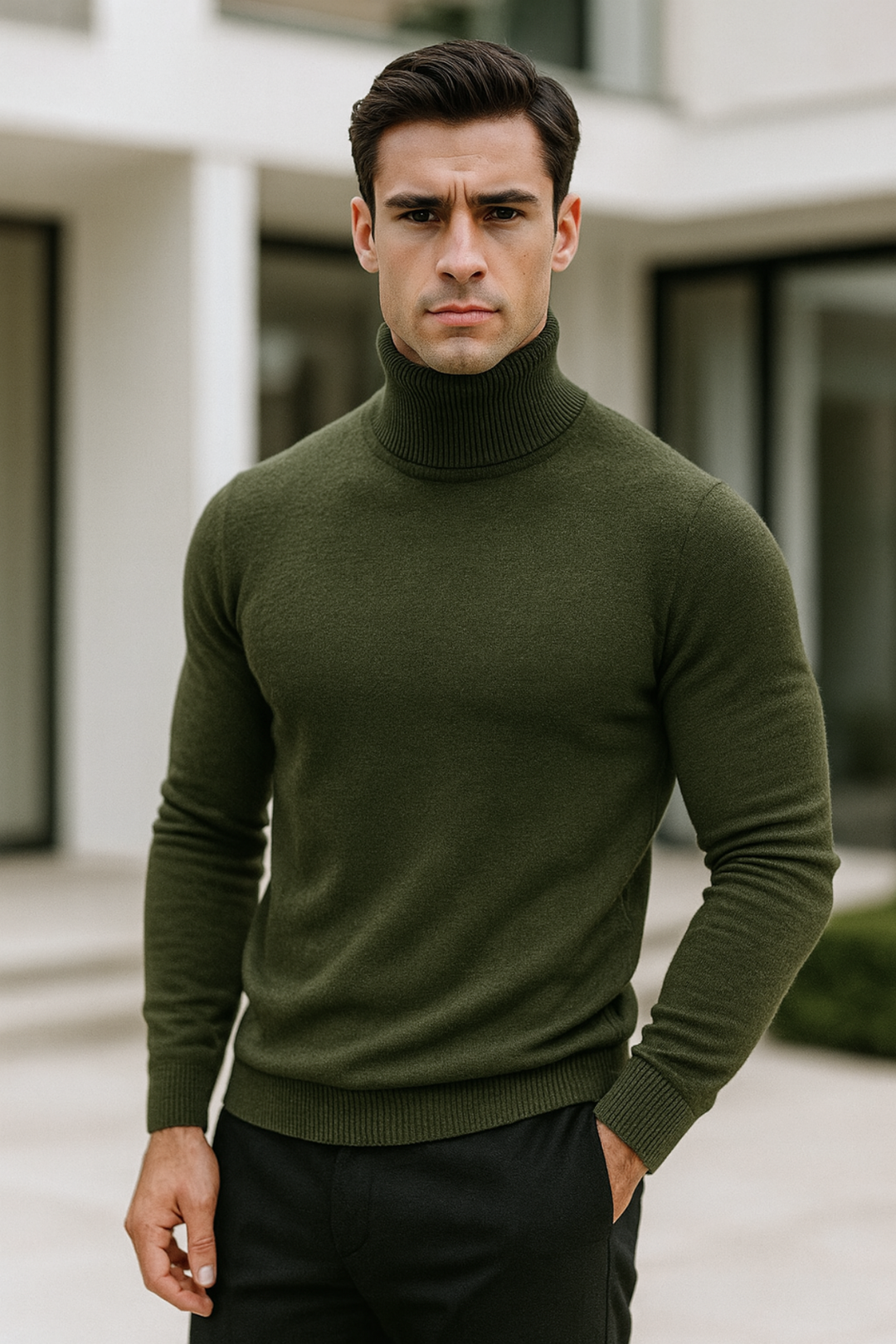 Enzo | Strick-Rollkragenpullover