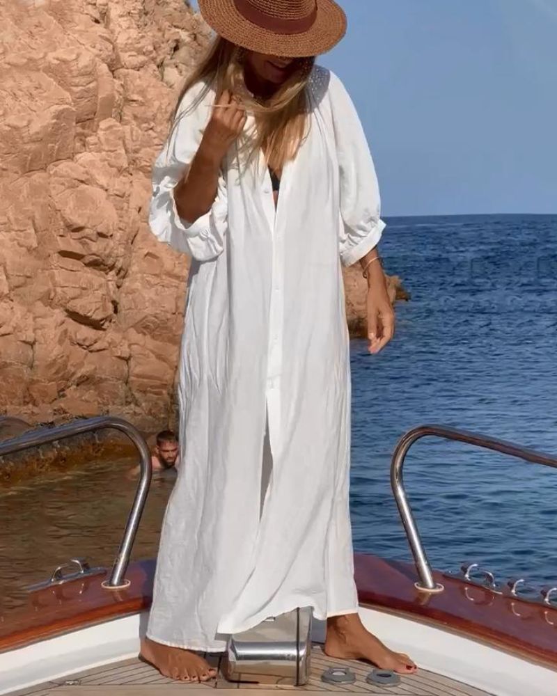 Zinovia™ | Lässiges Baumwollkleid