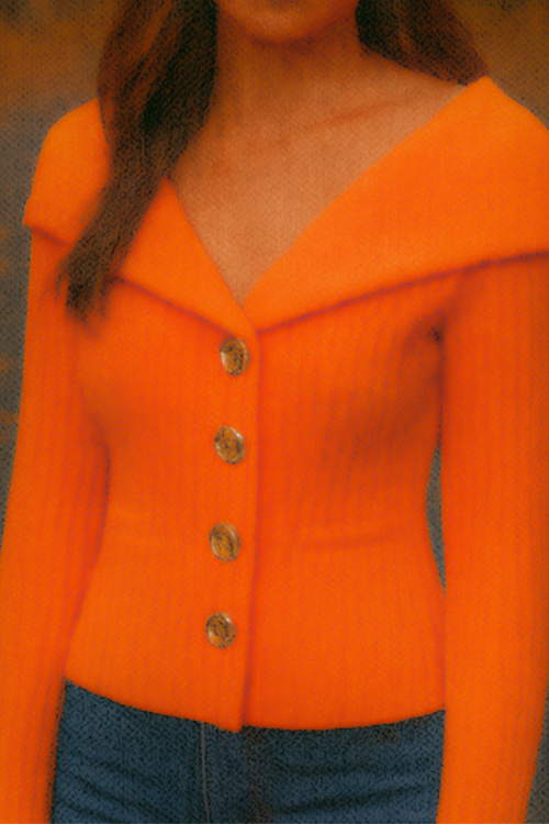 Elizah Pullover - Orange