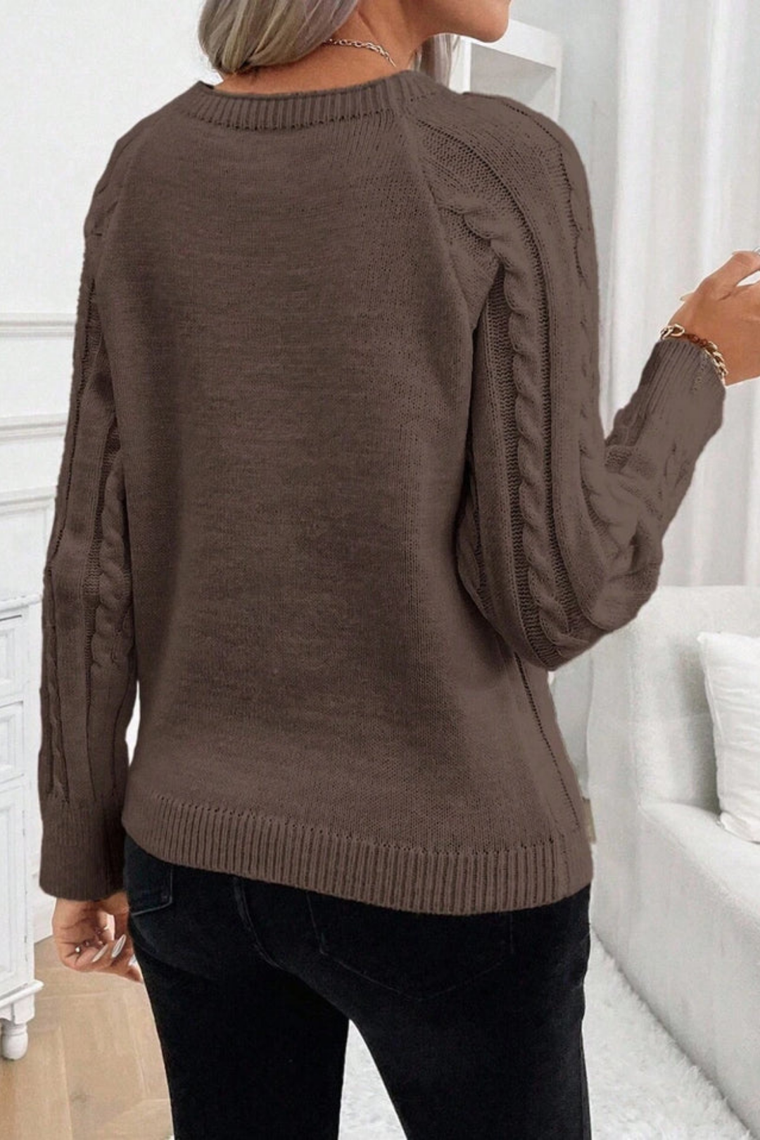 Cora | Strickpullover mit Knopfdetails