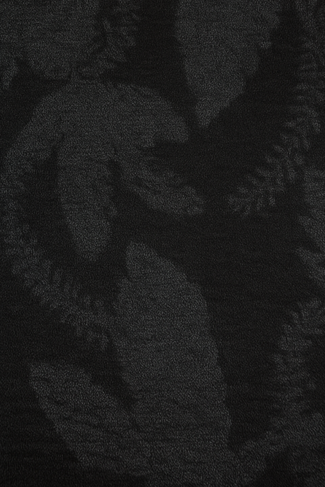 Kayla Maxikleid mit Blätterprint - Schwarz