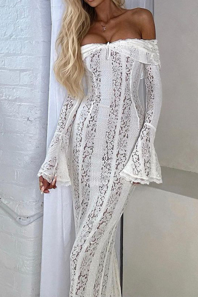 Lena | Maxikleid mit Details